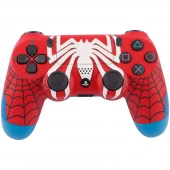 دسته بازی بی سیم SONY PlayStation 4 DualShock 4 High Copy طرح Spider Man کد 4