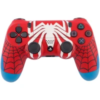 دسته بازی بی سیم SONY PlayStation 4 DualShock 4 High Copy طرح Spider Man کد 4