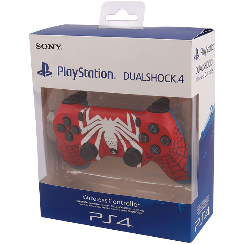 دسته بازی بی سیم SONY PlayStation 4 DualShock 4 High Copy طرح Spider Man کد 4