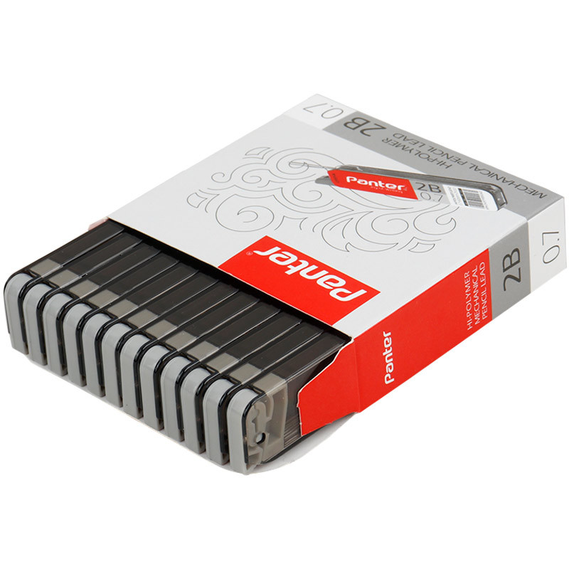 نوک مداد نوکی Panter PL107 0.7mm 2B بسته ۱۲ عددی