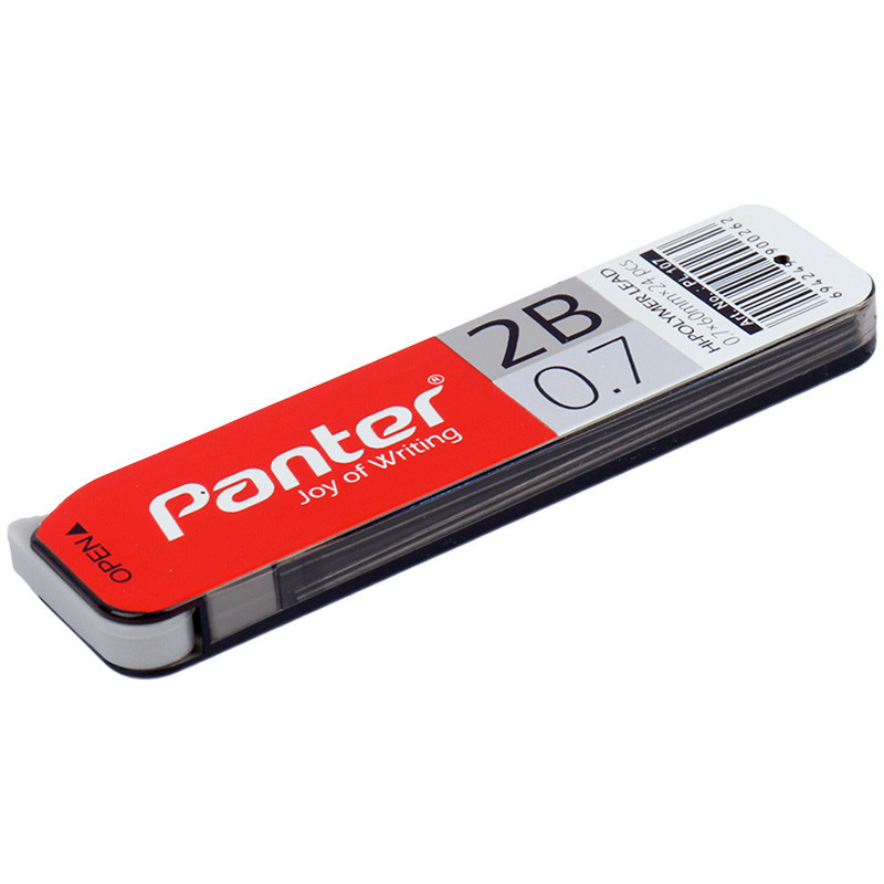 نوک مداد نوکی Panter PL107 0.7mm 2B بسته ۱۲ عددی