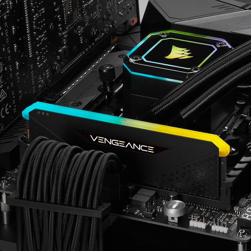 رم کامپیوتر Corsair Vengeance RGB RS DDR4 8GB 3200MHz CL16 Single