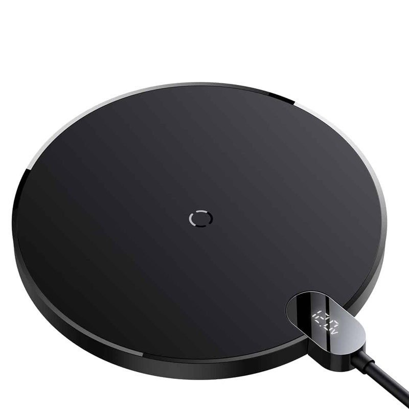 شارژر بی سیم فست شارژ Baseus Digital LED Display Gen2 CCED000001 15W