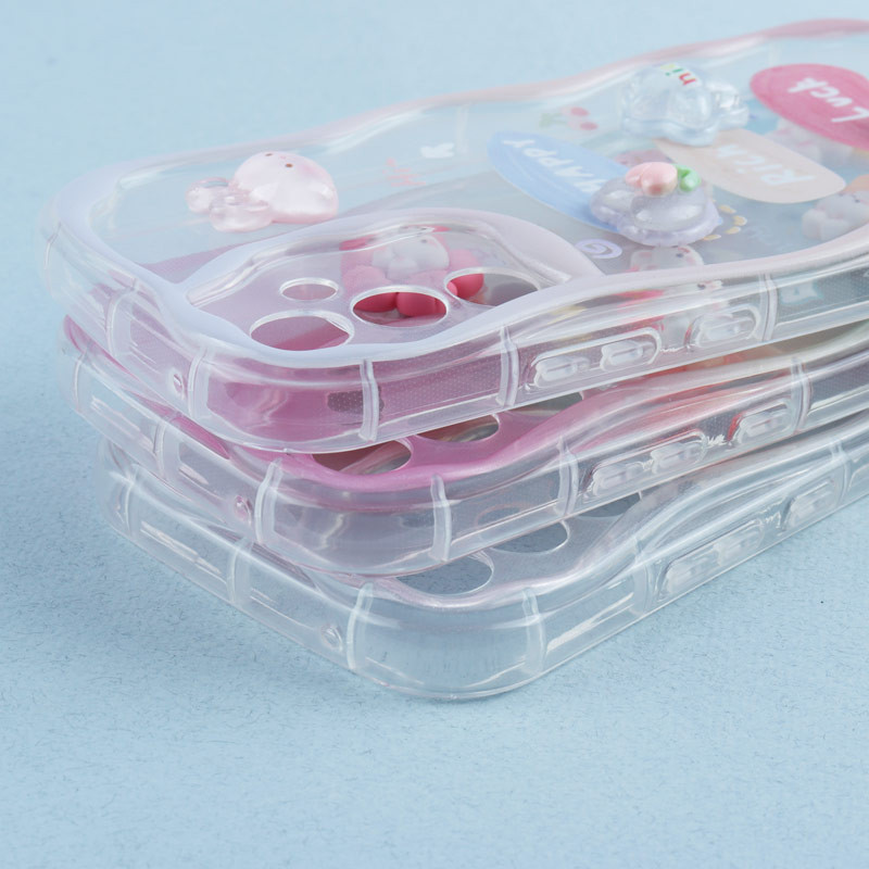 قاب رنگی عروسک برجسته محافظ لنزدار Samsung Galaxy A54