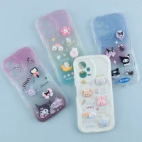 قاب رنگی عروسک برجسته محافظ لنزدار Xiaomi Poco X5