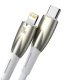 کابل تبدیل فست شارژ Baseus Glimmer Series CADH00000 Type-C to Lightning 20W PD 1m