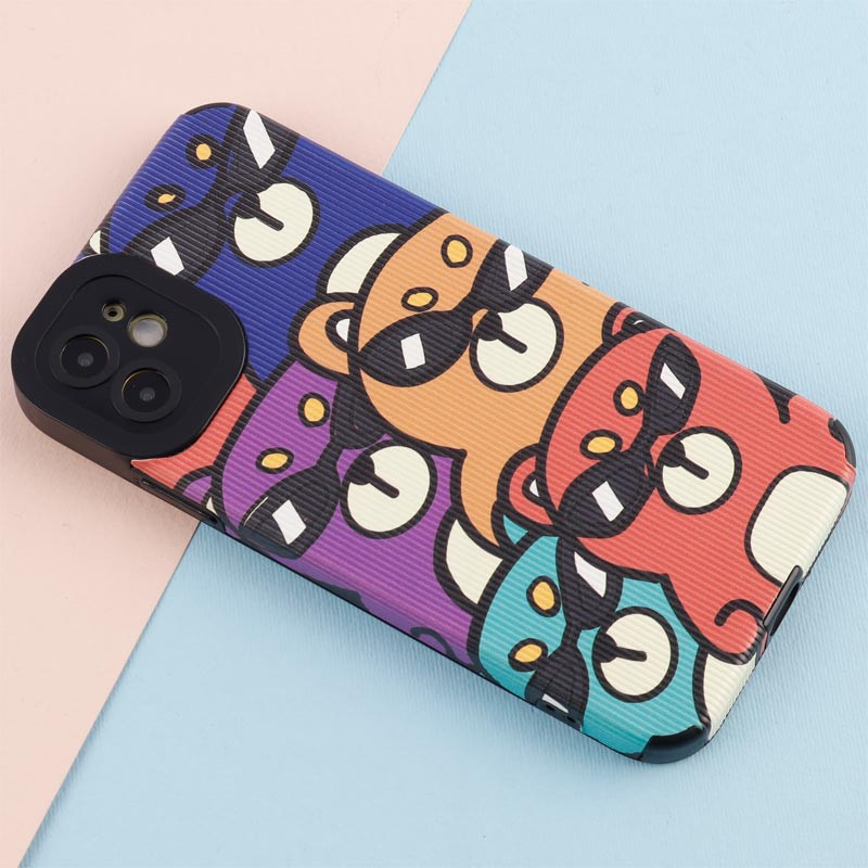 قاب هاشور دار طرح دار iPhone 11