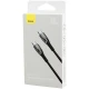 کابل تبدیل فست شارژ Baseus Glimmer Series CADH000701 Type-C To Type-C 5A 100W 1m