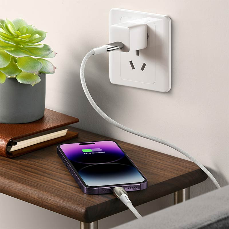 کابل تبدیل فست شارژ Baseus Glimmer Series CADH000701 Type-C To Type-C 5A 100W 1m
