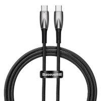 کابل تبدیل فست شارژ Baseus Glimmer Series CADH000701 Type-C To Type-C 5A 100W 1m