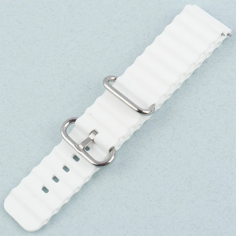 بند اپل واچ سیلیکونی Ocean طرح پافر 22mm