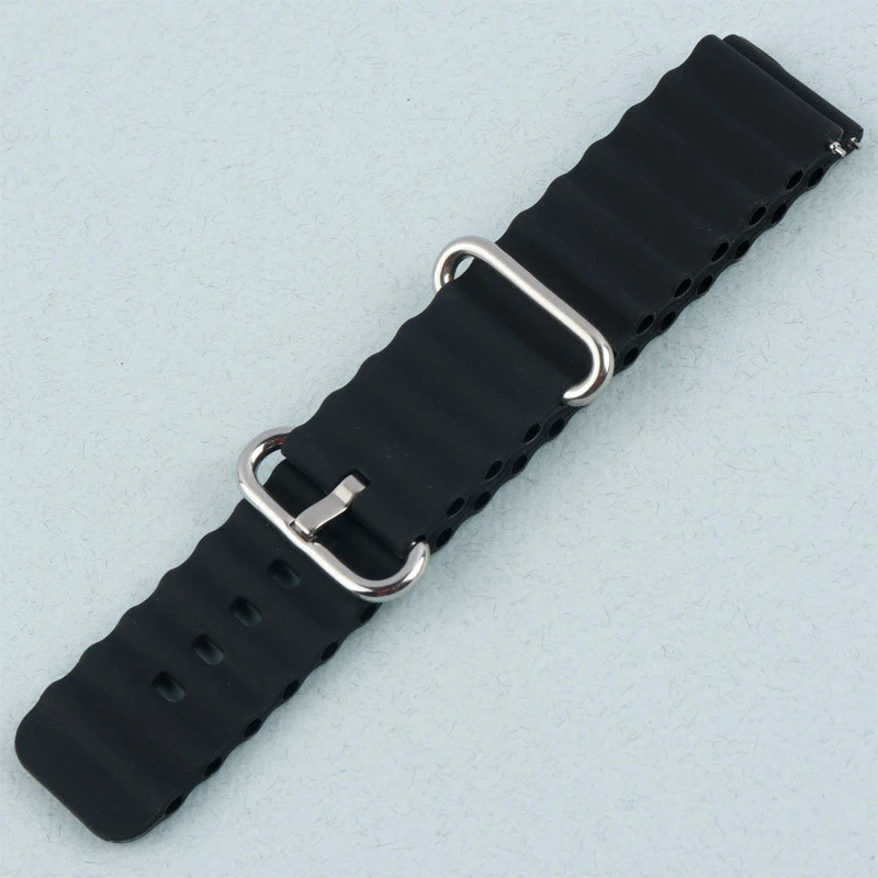 بند اپل واچ سیلیکونی Ocean طرح پافر 22mm
