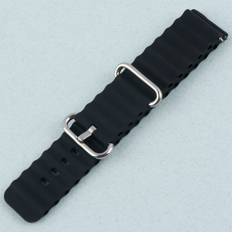 بند اپل واچ سیلیکونی Ocean طرح پافر 22mm