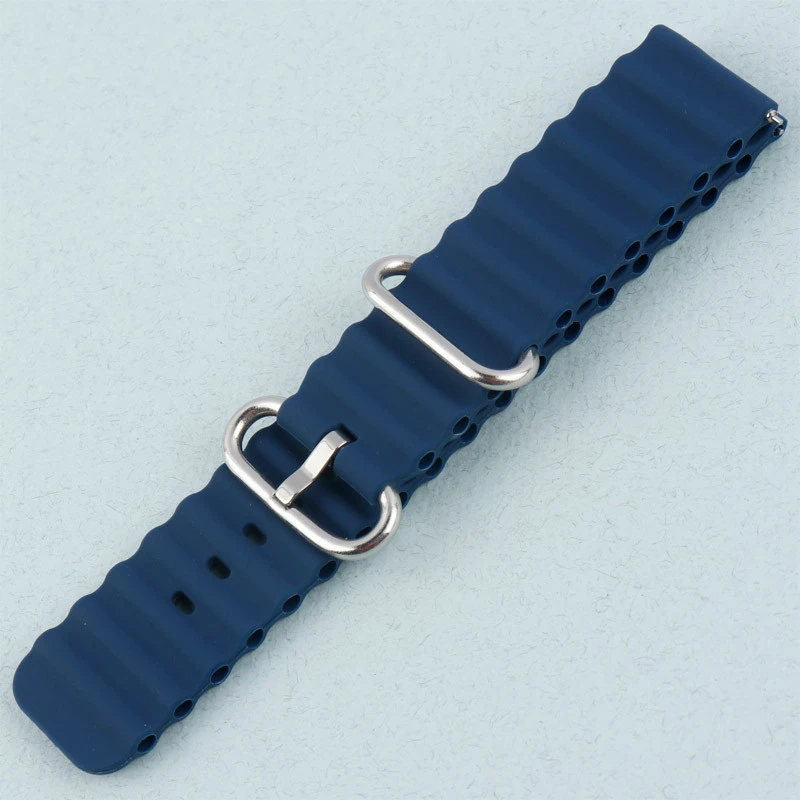 بند اپل واچ سیلیکونی Ocean طرح پافر 22mm