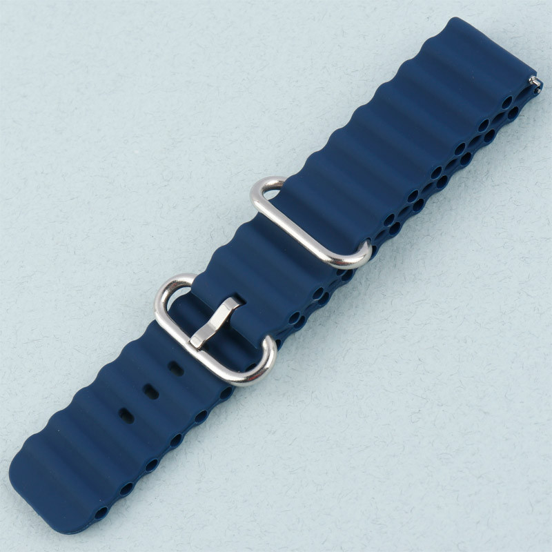 بند اپل واچ سیلیکونی Ocean طرح پافر 22mm