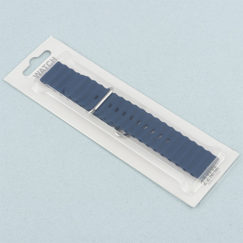 بند اپل واچ سیلیکونی Ocean طرح پافر 22mm