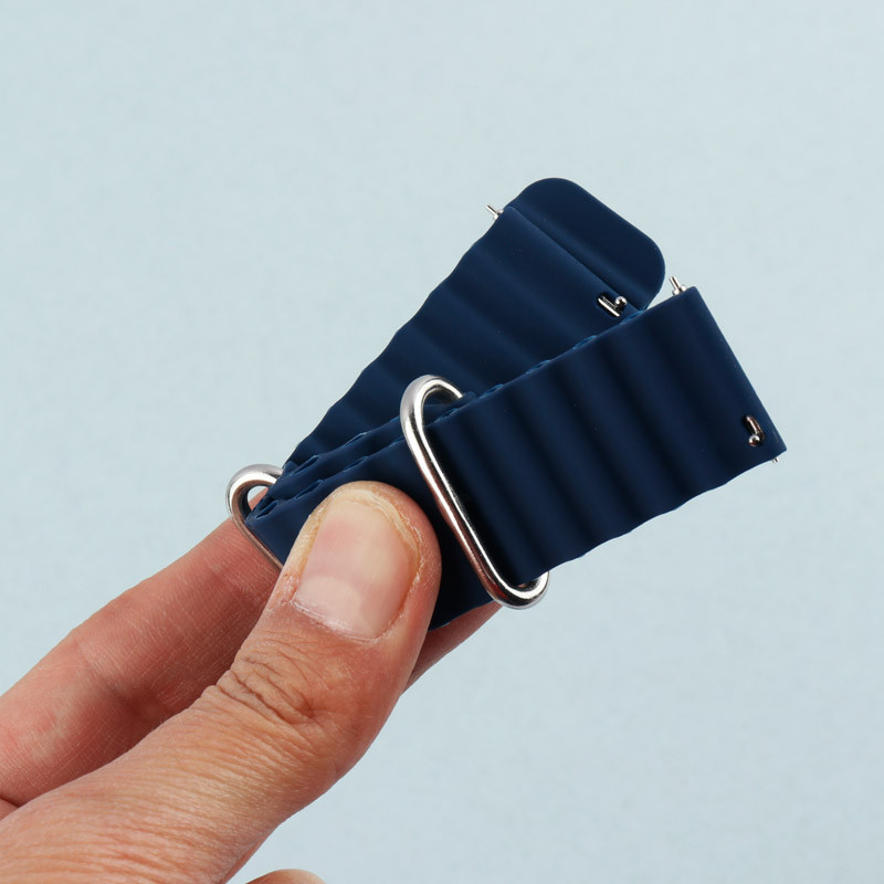 بند اپل واچ سیلیکونی Ocean طرح پافر 22mm