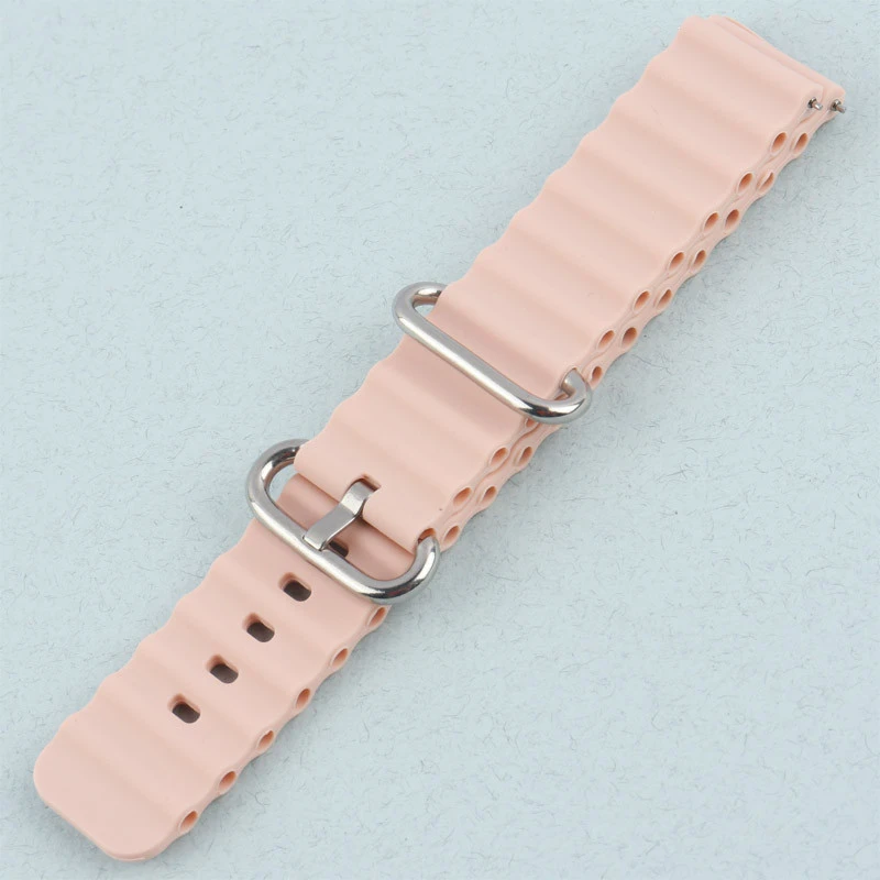 بند اپل واچ سیلیکونی Ocean طرح پافر 20mm