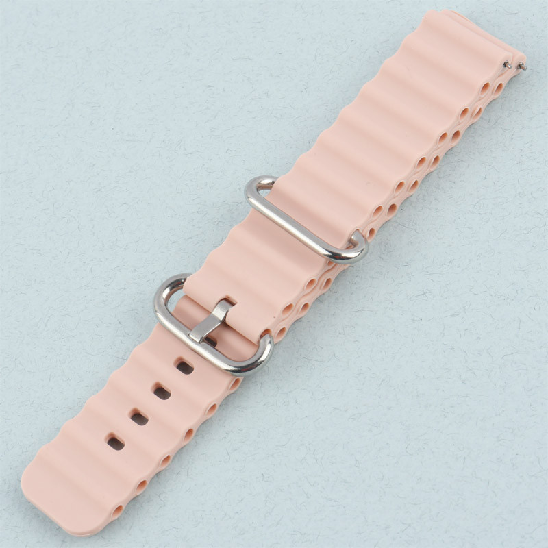 بند اپل واچ سیلیکونی Ocean طرح پافر 20mm