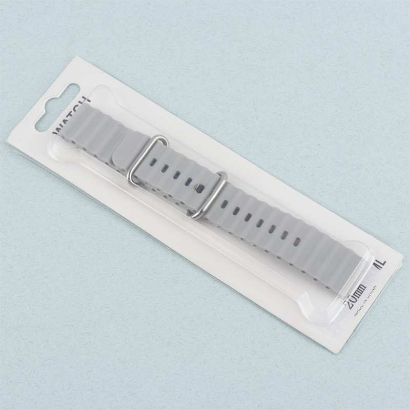 بند اپل واچ سیلیکونی Ocean طرح پافر 20mm