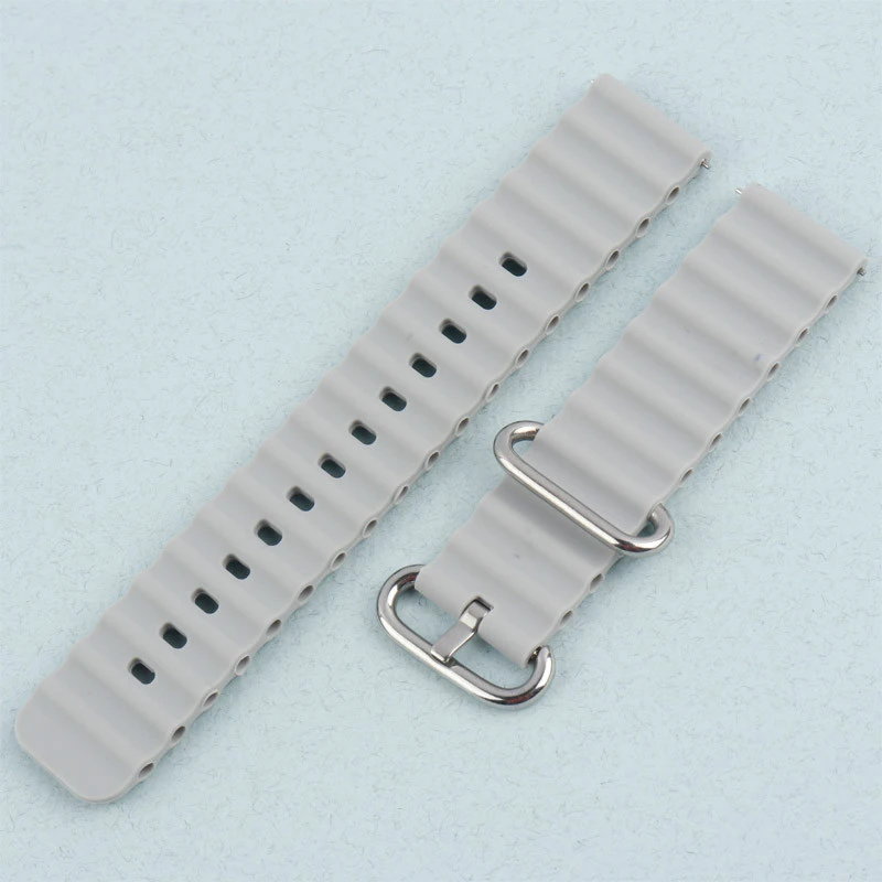 بند اپل واچ سیلیکونی Ocean طرح پافر 20mm
