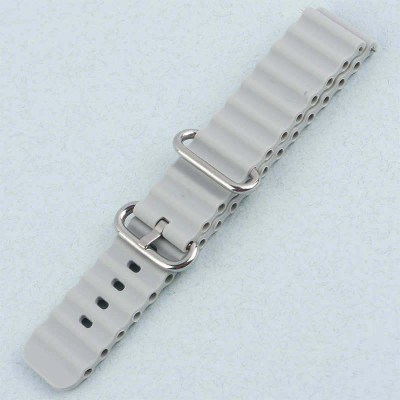 بند اپل واچ سیلیکونی Ocean طرح پافر 20mm