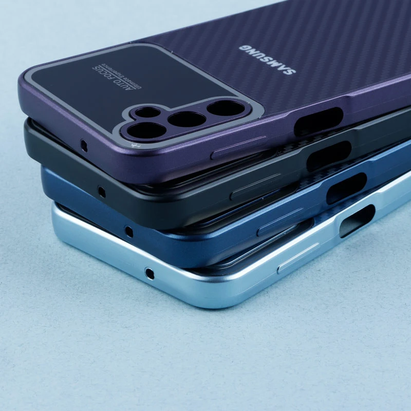 قاب PVD Carbon Ultimate محافظ لنزدار Samsung Galaxy A14 4G / A14 5G