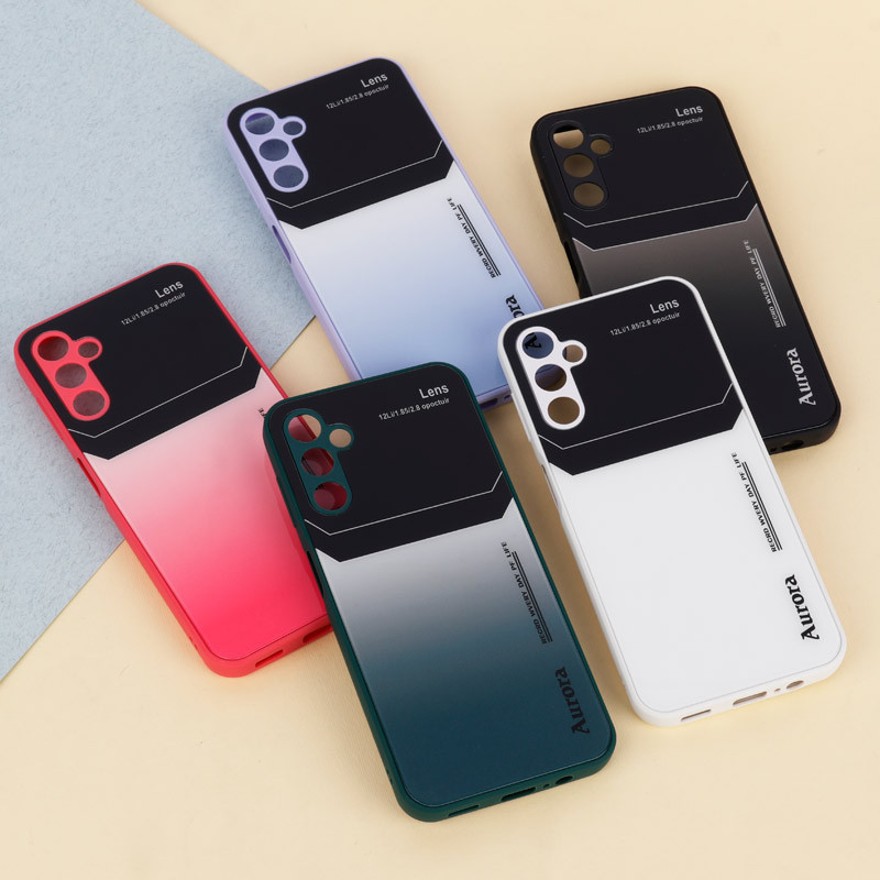 قاب PVD Lens Opoctuir رنگی محافظ لنزدار Samsung Galaxy A14 4G / A14 5G
