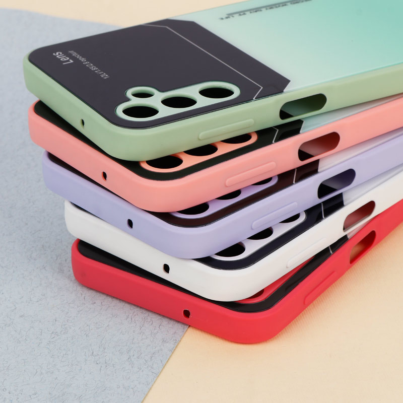 قاب PVD Lens Opoctuir رنگی محافظ لنزدار Samsung Galaxy A14 4G / A14 5G