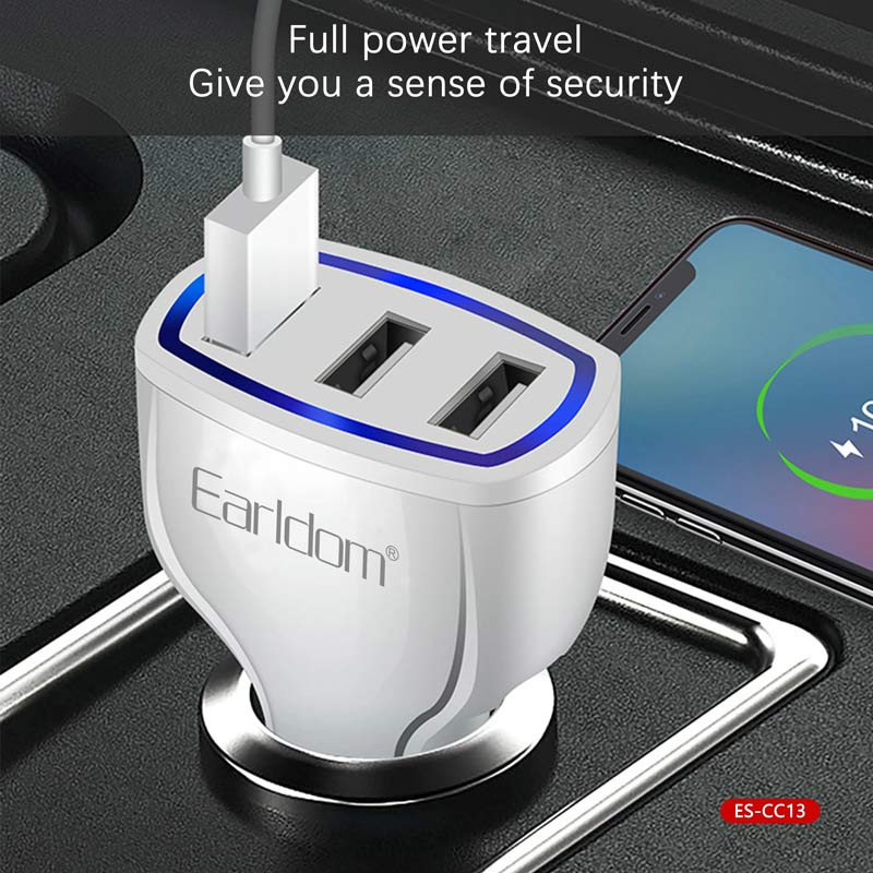 شارژر فندکی فست شارژ Earldom ES-CC13 PD 3.1A