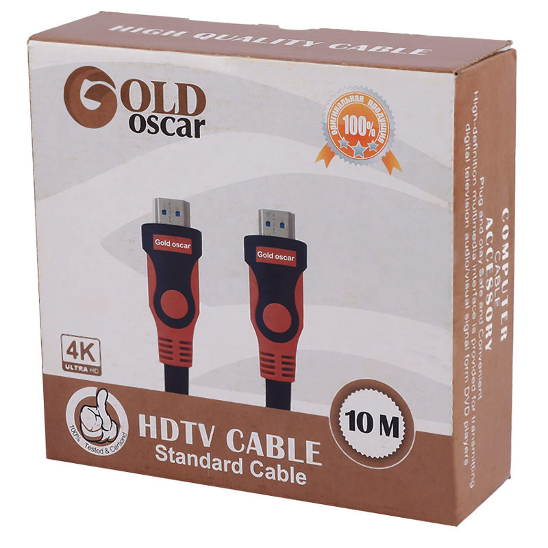 کابل Gold Oscar HDMI V2.0 4K 10m کد 1