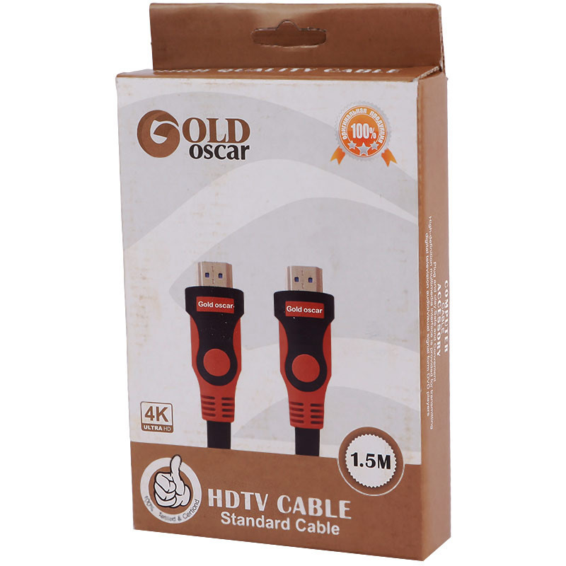 کابل Gold Oscar HDMI V2.0 4K 1.5m کد 1