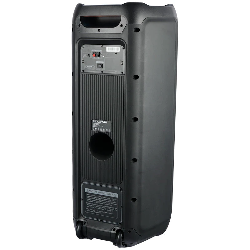 اسپیکر چمدانی بلوتوثی رم و فلش خور Kingstar KBS620 + میکروفن و ریموت کنترل