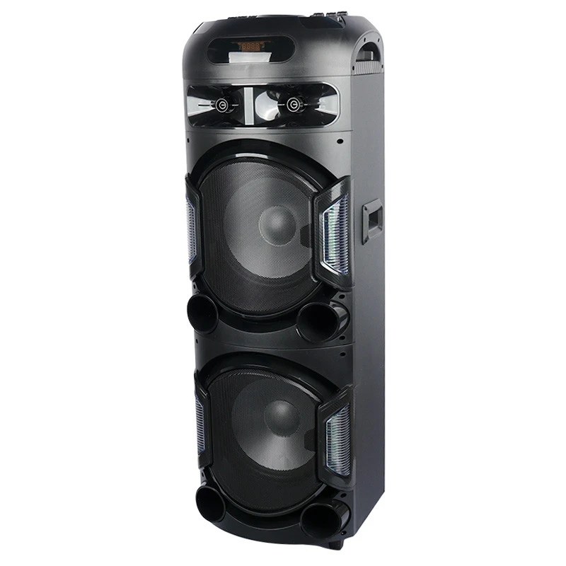 اسپیکر چمدانی بلوتوثی رم و فلش خور Kingstar KBS652 + میکروفن و ریموت کنترل