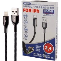 کابل آیفونی فست شارژ Remax RC-092I 2.4A 1m