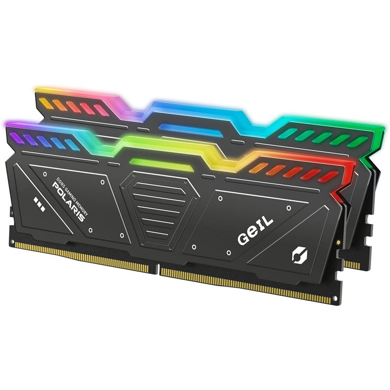 رم کامپیوتر Geil Polaris RGB DDR5 32GB 5200MHz CL42 Dual