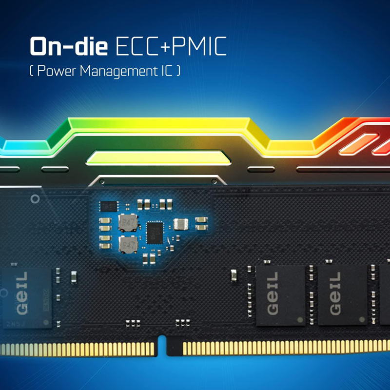 رم کامپیوتر Geil Polaris RGB DDR5 32GB 5200MHz CL42 Dual