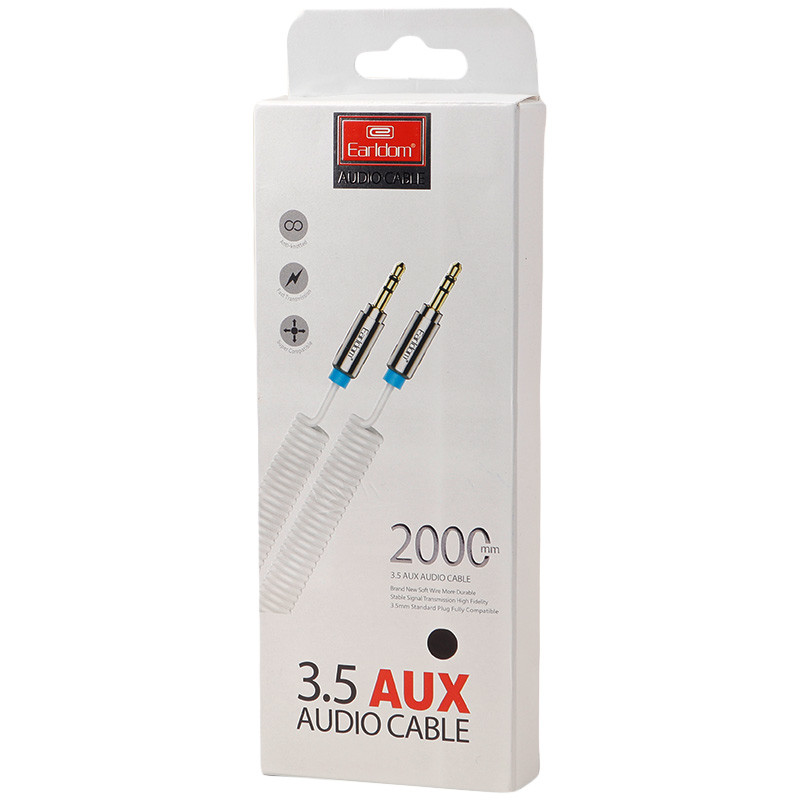 کابل فنری Earldom ET-AUX12 AUX 2m