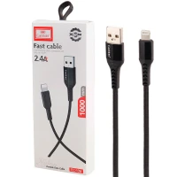 کابل آیفونی فست شارژ Earldom EC-139i 2.4A 1m