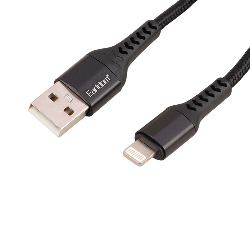 کابل آیفونی فست شارژ Earldom EC-139i 2.4A 1m