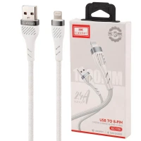 کابل آیفونی فست شارژ Earldom EC-178i 2.4A 1m