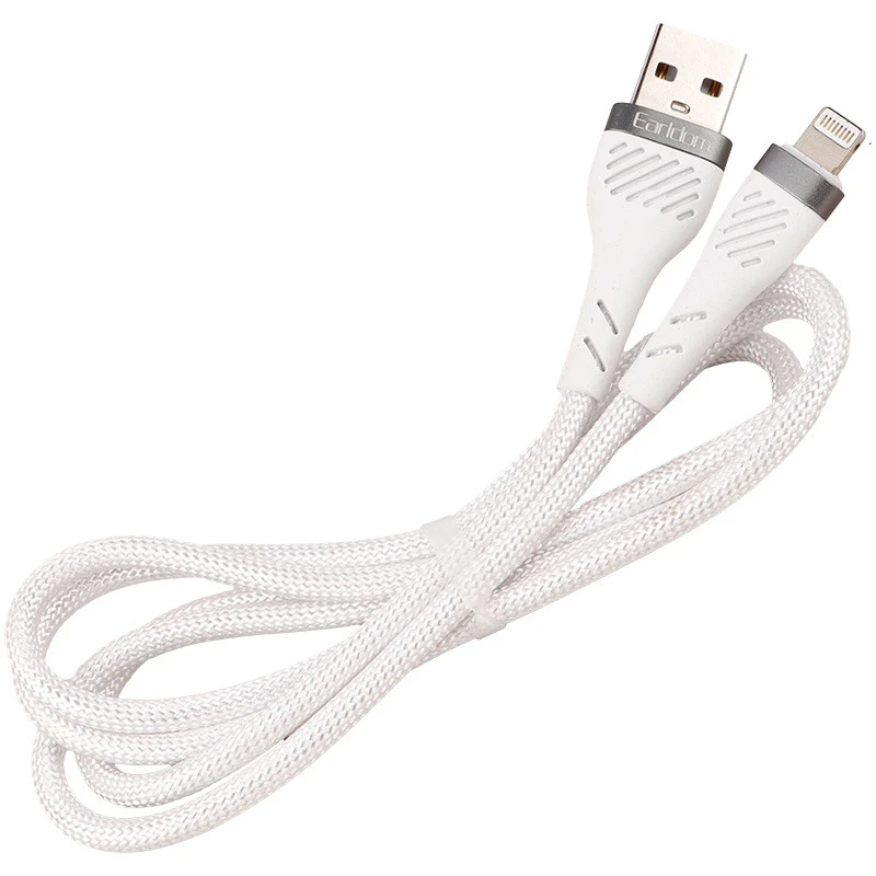 کابل آیفونی فست شارژ Earldom EC-178i 2.4A 1m