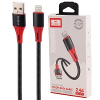 کابل آیفونی فست شارژ Earldom EC-177i 2.4A 1m