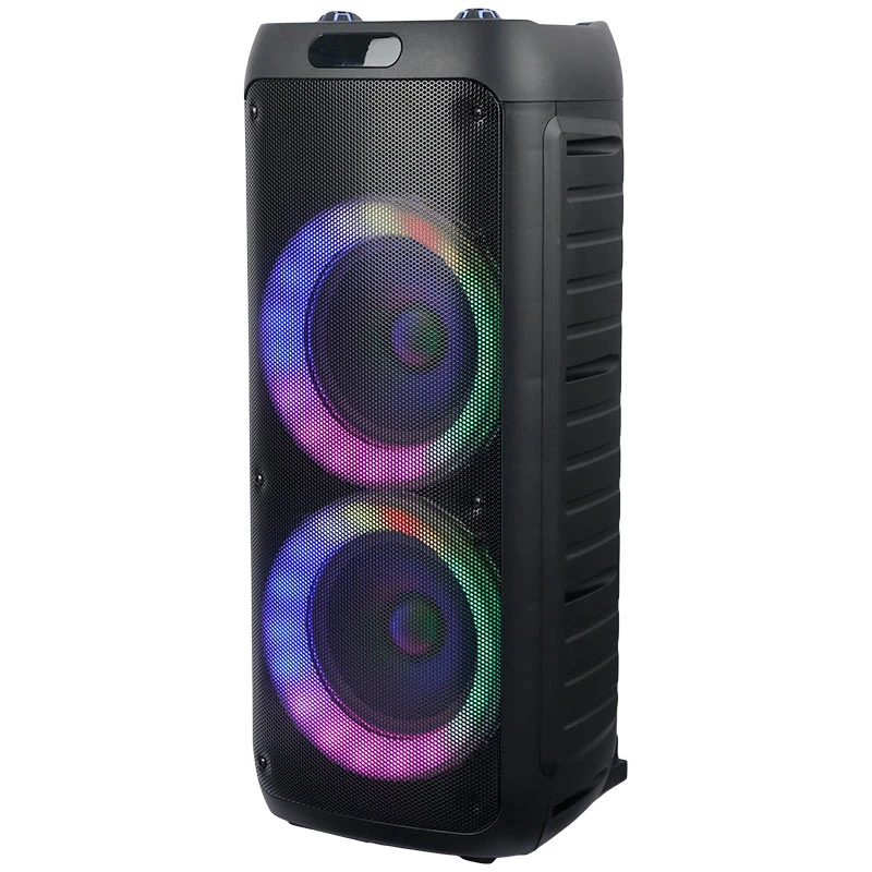 اسپیکر چمدانی بلوتوثی رم و فلش خور Sing-E ZQS8235 + میکروفون و ریموت کنترل