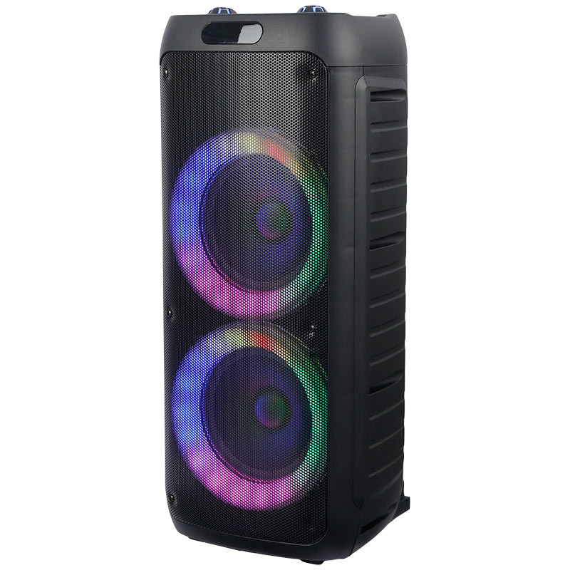 اسپیکر چمدانی بلوتوثی رم و فلش خور Sing-E ZQS8235 + میکروفون و ریموت کنترل