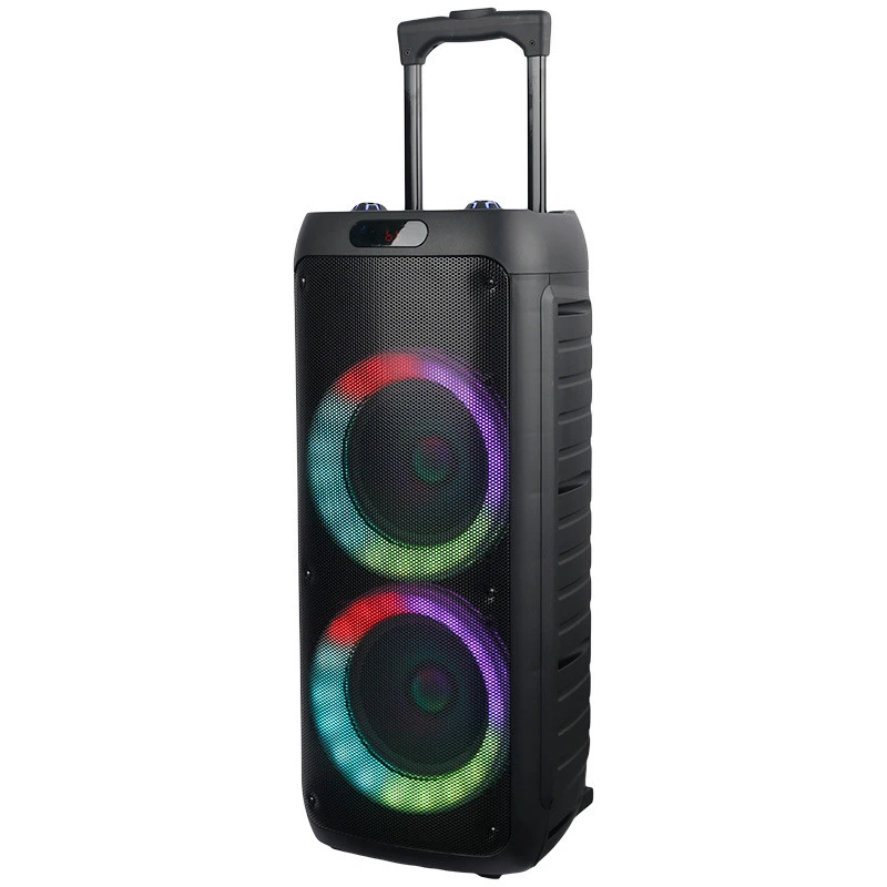 اسپیکر چمدانی بلوتوثی رم و فلش خور Sing-E ZQS8235 + میکروفون و ریموت کنترل