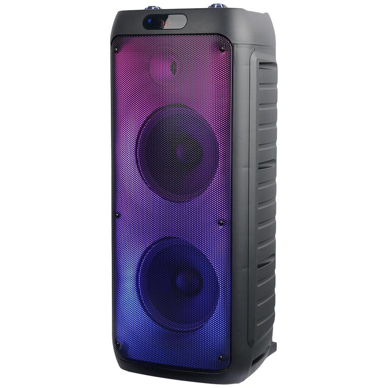 اسپیکر چمدانی بلوتوثی رم و فلش خور Sing-E ZQS8236 + میکروفون و ریموت کنترل