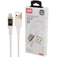 کابل آیفونی فست شارژ Earldom EC-179i 3A 1m