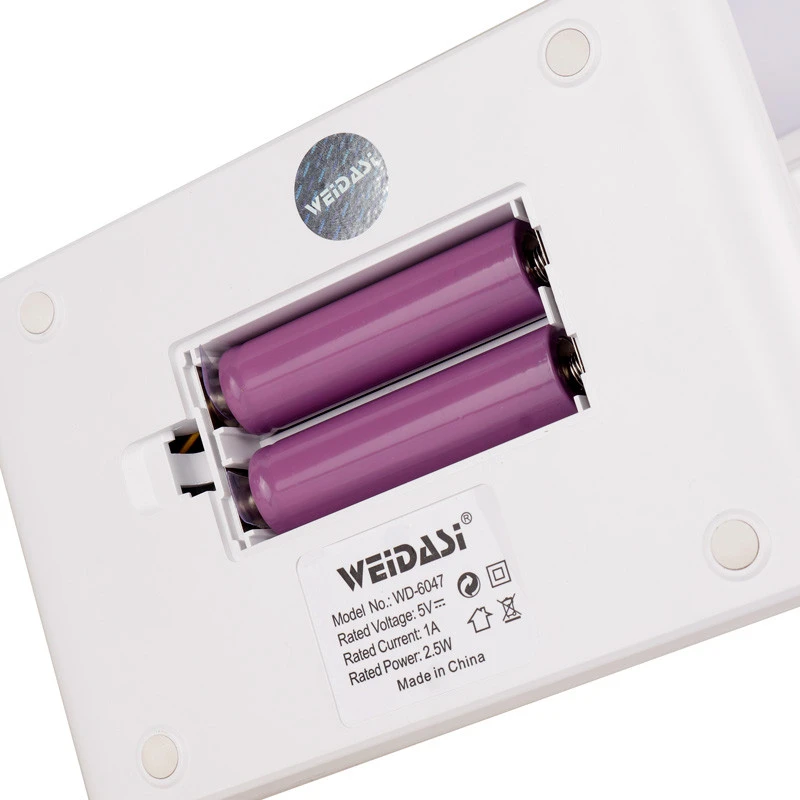 چراغ مطالعه شارژی ویداسی Weidasi WD-6047