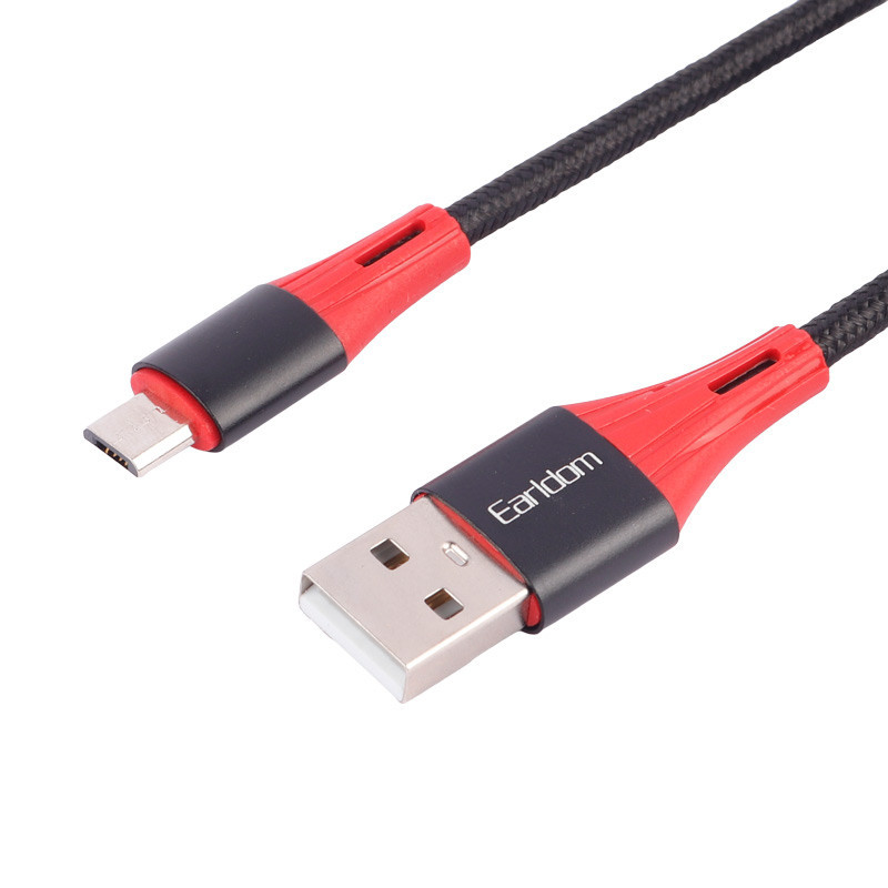 کابل میکرو یو اس بی فست شارژ Earldom EC-177M 2.4A 1m